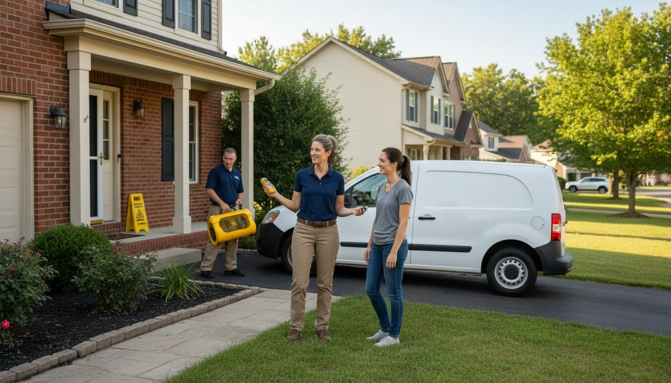Residential water damage restoration in Hill City, ID